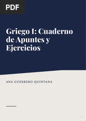Griego I: cuaderno de apuntes y ejercicios