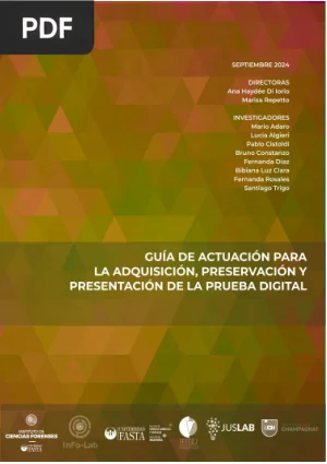 Guía de actuación para la adquisición, preservación y presentación de la prueba digital