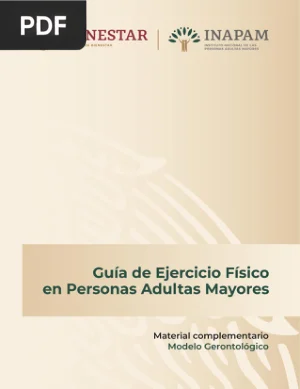 Guía de ejercicio físico en personas adultas mayores