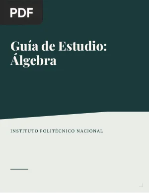 Guía de Estudio: Álgebra