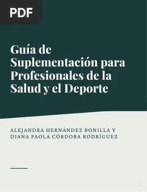 Guía de Suplementación para Profesionales de la Salud y el Deporte