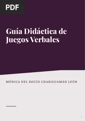 Guía Didáctica de Juegos Verbales