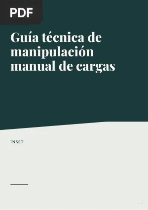 Guía técnica de manipulación manual de cargas