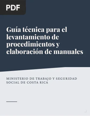Guía técnica para el levantamiento de procedimientos y elaboración de manuales