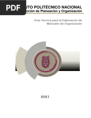 Guía técnica para la elaboración de manuales de organización