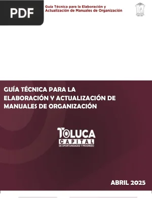 Guía técnica para la elaboración y actualización de manuales de organización
