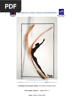 Historia de la Danza y Ballet Contemporáneo