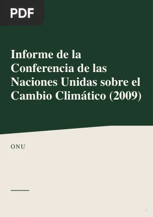 Informe de la Conferencia de las Naciones Unidas sobre el Cambio Climático (2009)