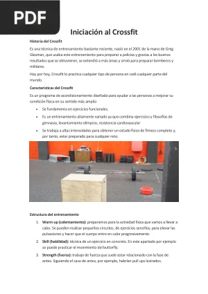 Iniciación al Crossfit