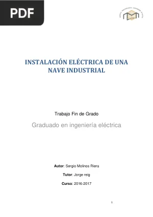 Instalación Eléctrica de una Nave Industrial