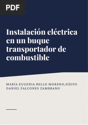 Instalación eléctrica en un buque transportador de combustible