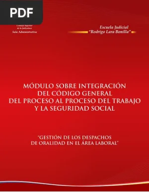 Integración del Código General del Proceso al Proceso del Trabajo y la Seguridad Social