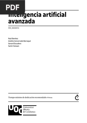 Inteligencia artificial avanzada