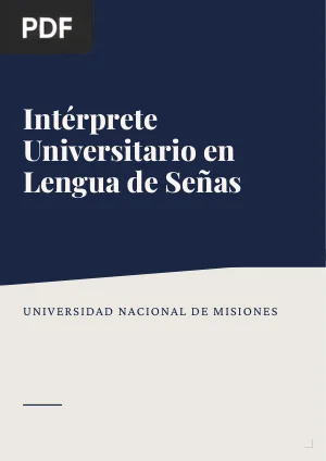 Intérprete universitario de lengua de señas