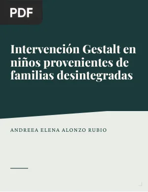 Intervención Gestalt en niños provenientes de familias desintegradas