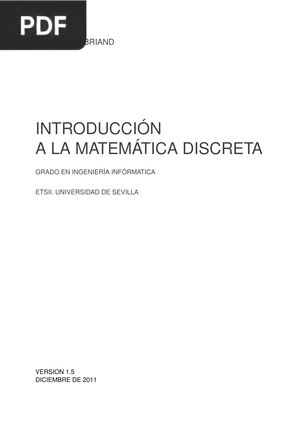 Introducción a la Matemática Discreta