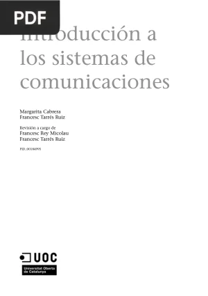 Introducción a los Sistemas de Comunicaciones