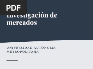 Investigación de mercados