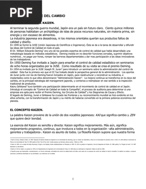 Kaizen - la clave del cambio