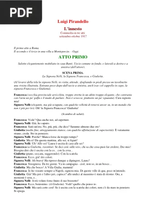 L'innesto (El injerto)