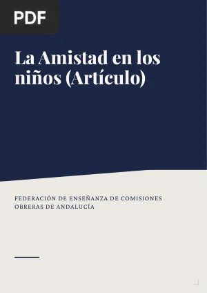 La Amistad en los niños (Artículo)