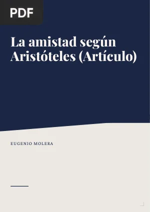 La amistad según Aristóteles (Artículo)