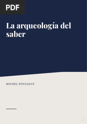 La arqueología del saber
