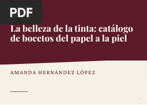La belleza de la tinta: catálogo de bocetos del papel a la piel