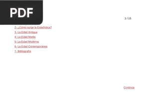 La Estadística en la Historia