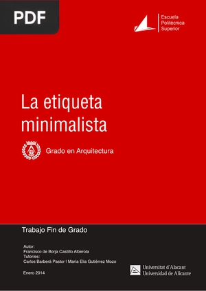 La etiqueta minimalista