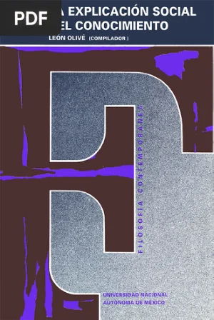 La explicación social del conocimiento