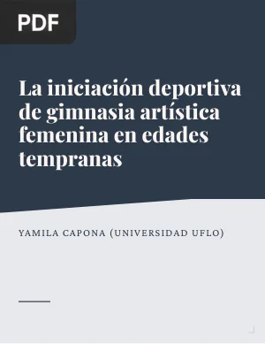 La iniciación deportiva de gimnasia artística femenina en edades tempranas