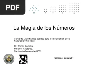La Magia de los Números