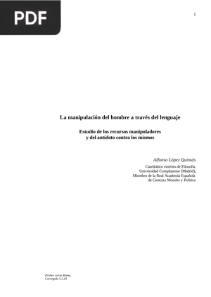 La manipulación del hombre a través del lenguaje