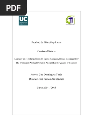 La mujer en el poder político del Egipto Antiguo: ¿Reinas o corregentes?