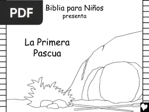 La Primera Pascua: Libro para Colorear