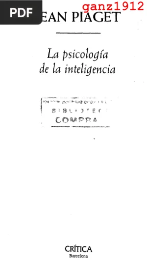 La Psicología de la Inteligencia
