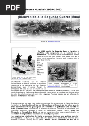 La Segunda Guerra Mundial (1939-1945)