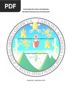 La Técnica Vocal del Bel Canto y su Relación con la Locución