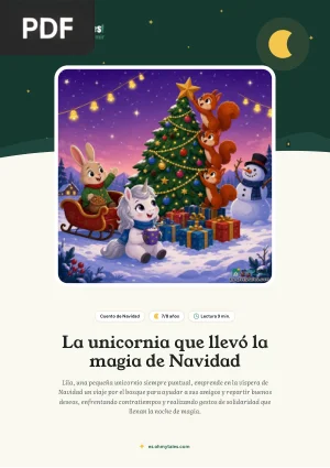 La unicornia que llevó la magia de Navidad