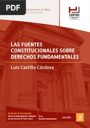 Las fuentes constitucionales sobre derechos fundamentales