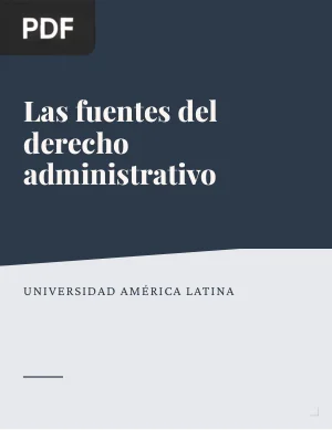 Las fuentes del derecho administrativo