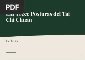 Las Trece Posturas del Tai Chi Chuan