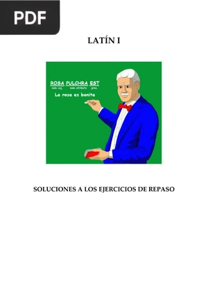 Latín I. Soluciones a los ejercicios de repaso