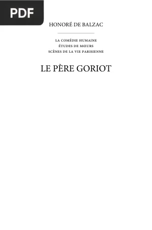 Le Père Goriot