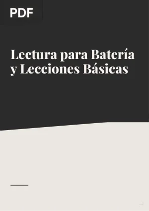 Lectura para Batería y Lecciones Básicas