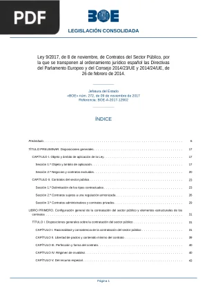 Ley de Contratos del Sector Público
