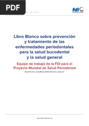 Libro Blanco sobre prevención y tratamiento de las enfermedades periodontales para la salud bucodental y la salud general
