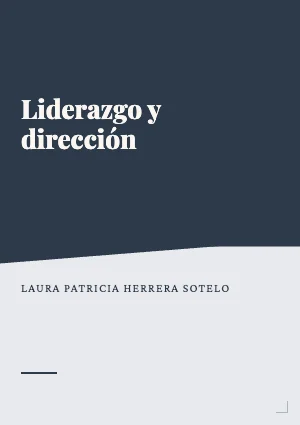 Liderazgo y dirección (guía de estudio)