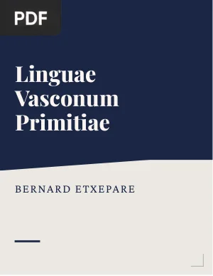 Linguae Vasconum Primitiae